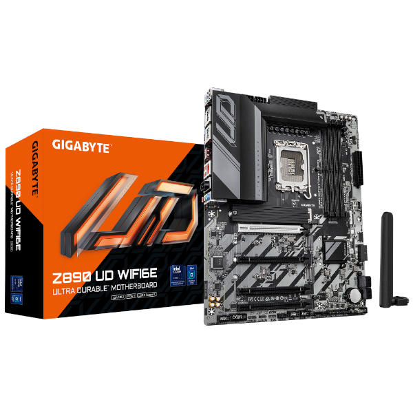 לוח לאינטל דור 15 Gigabyte Z890 UD WIFI6E 1.2 2.5GBE LAN ATX